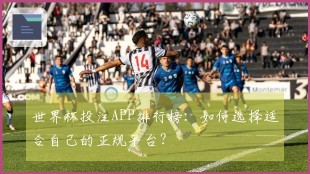世界杯投注APP排行榜：如何选择适合自己的正规平台？